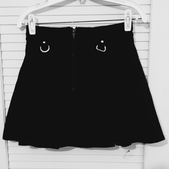 Vintage KILLSTAR Pleated, Back Zip Mini Skirt. - Picture 6 of 14